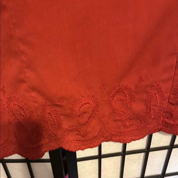 Abercrombie & Fitch Red Flutter Sleeve Sheath Dress - Picture 4 of 5